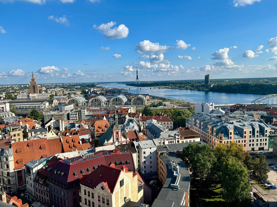 View of Riga from St Peter's Church Tower-里加必去景点