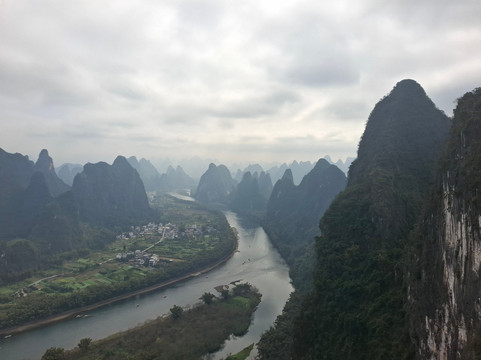 Xianggong Mountain-阳朔县必去景点