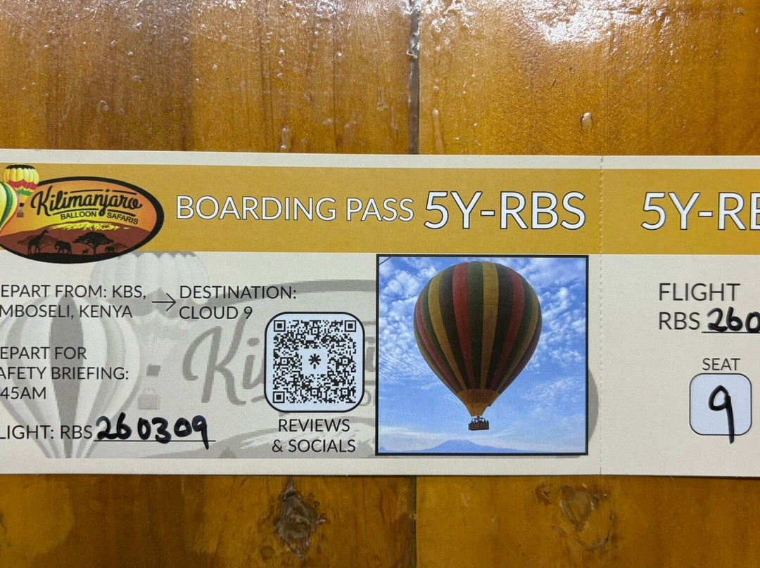 Kilimanjaro Balloon Safaris-安博塞利国家公园必去景点