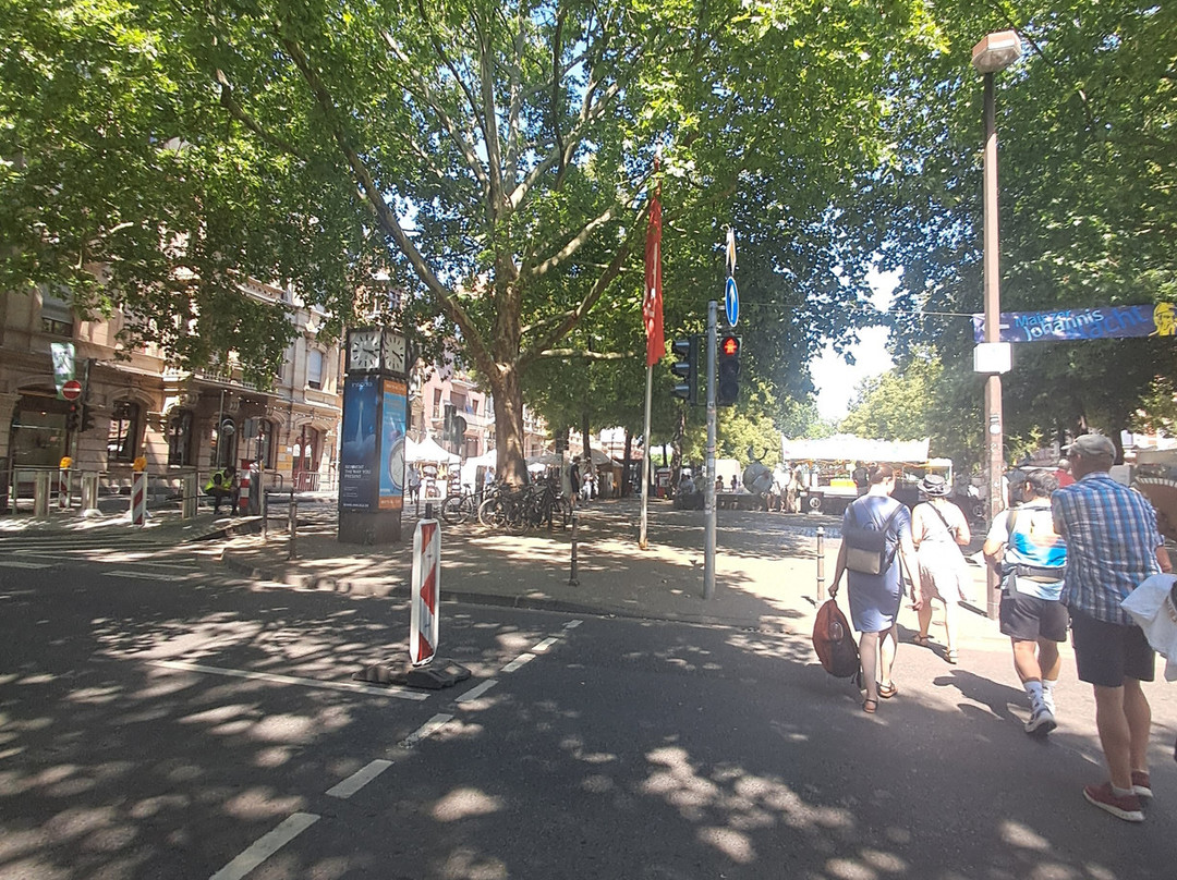 Mainzelmannchen Ampel-美因茨必去景点