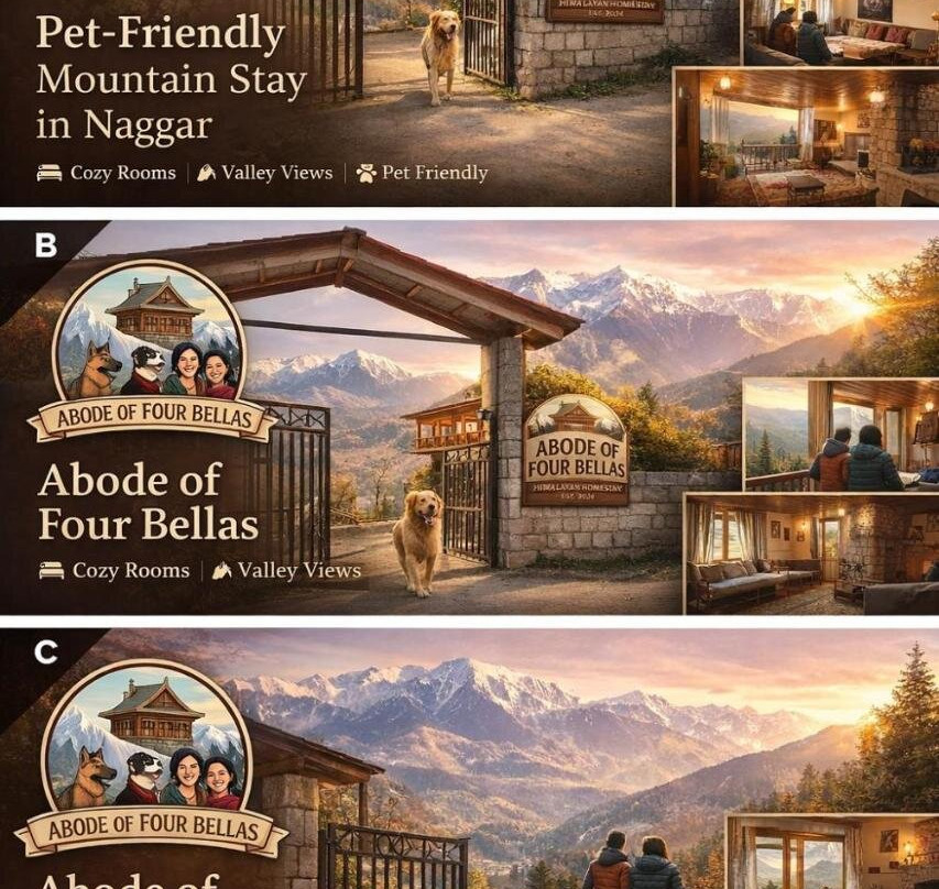 Abode of Four bellas