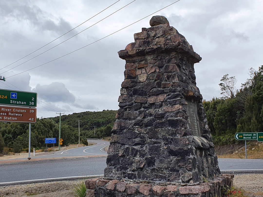 Queenstown Strahan Road Monument