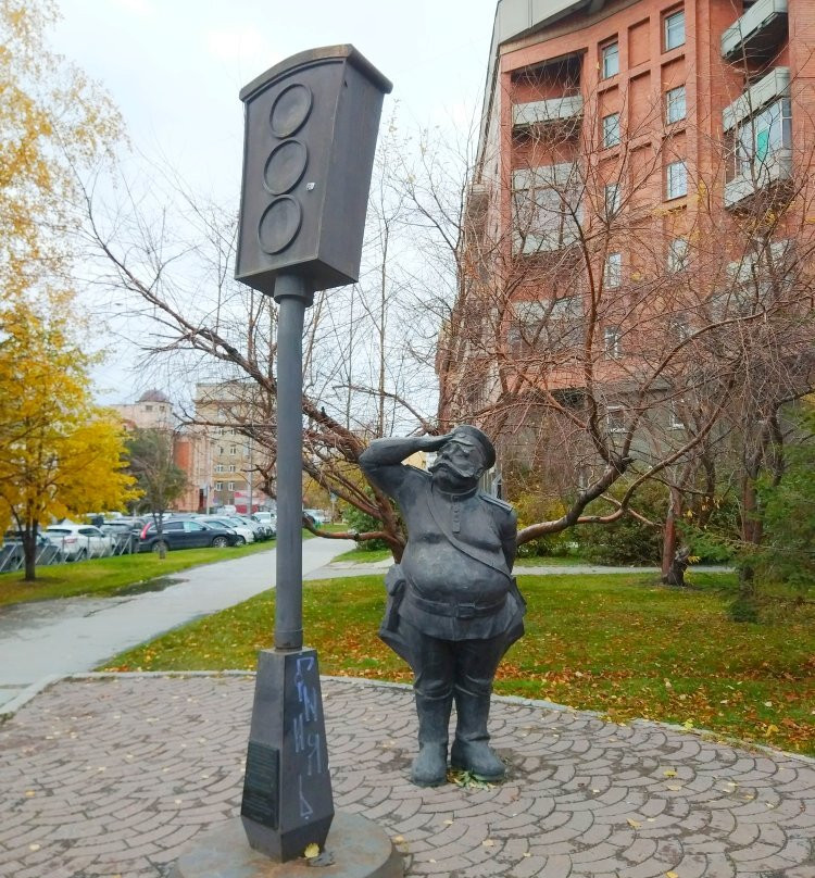 Traffic Lights Monument-新西伯利亚必去景点