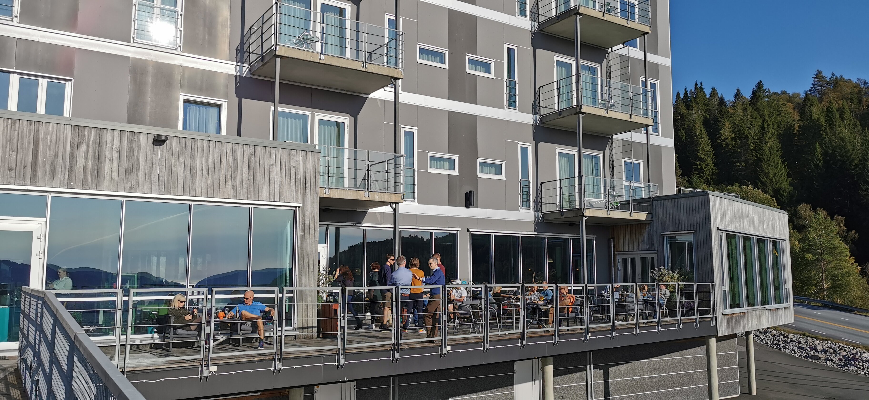 Utsikten Hotell Kvinesdal-浴室