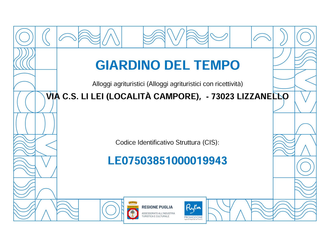 Giardino Del Tempo主图