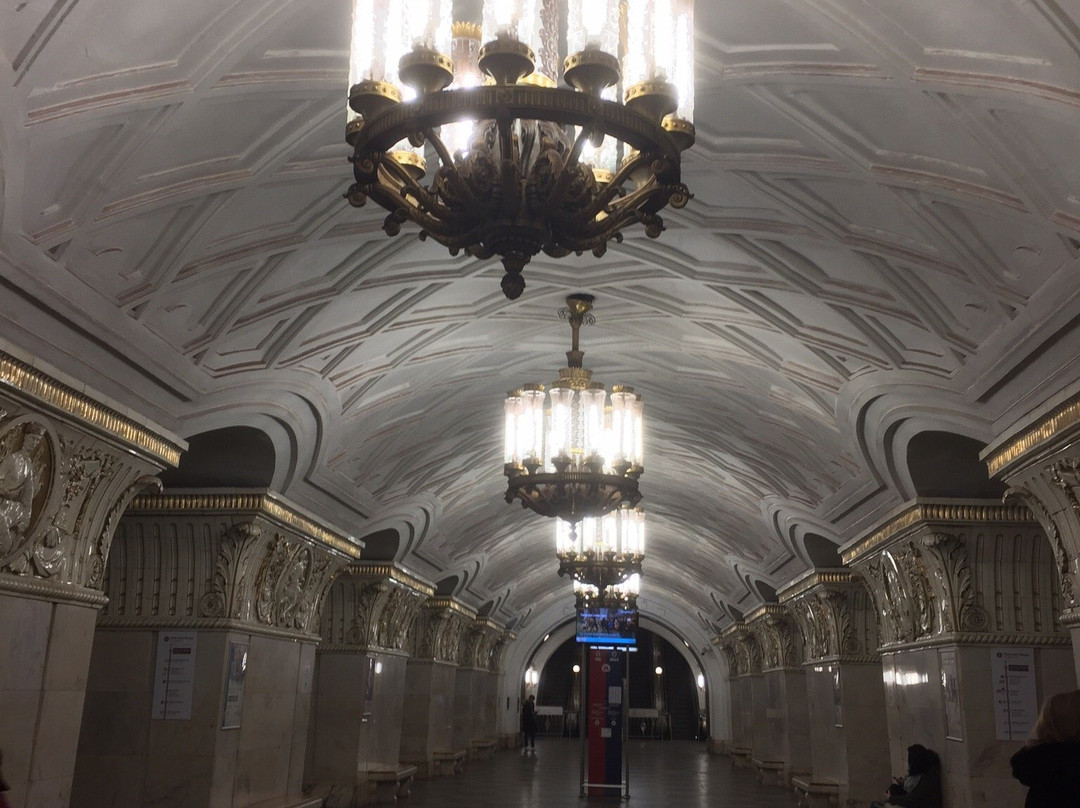 莫斯科地铁景点图片
