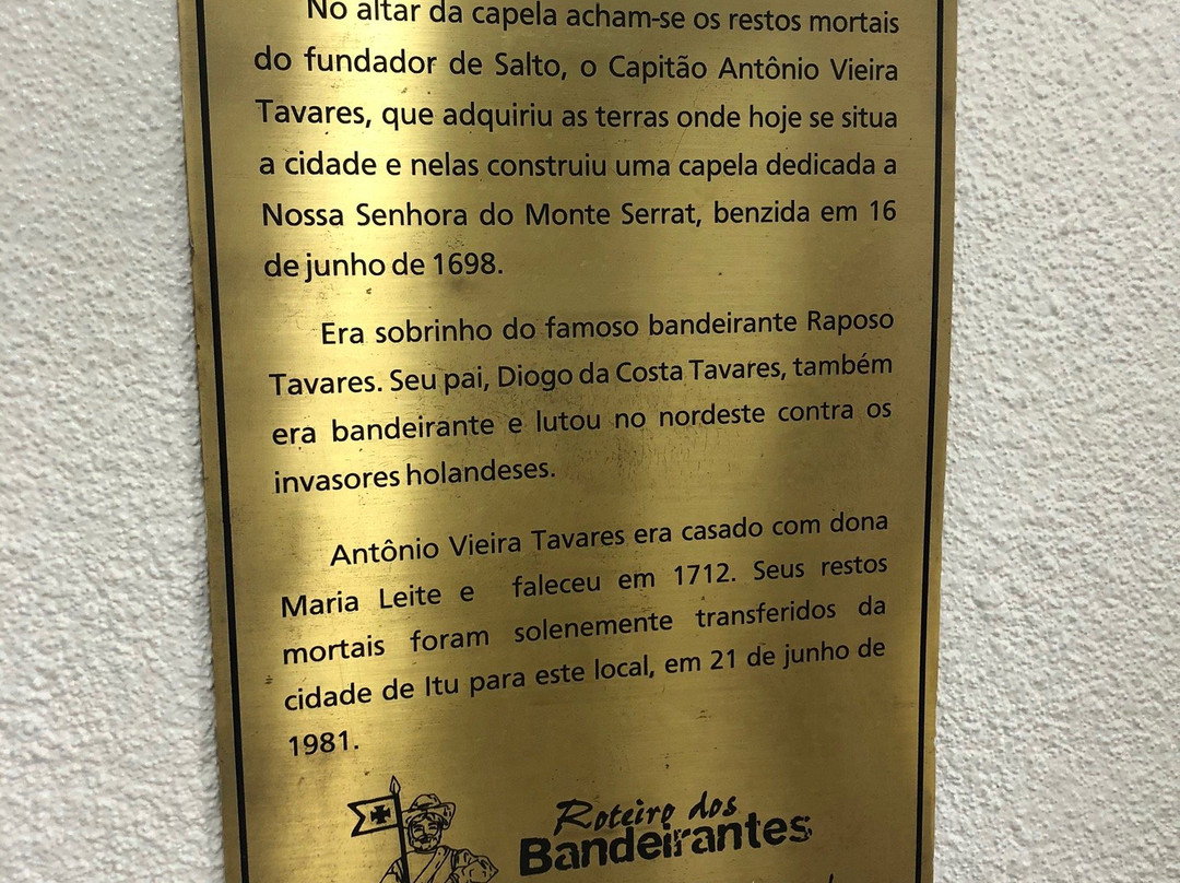 Monumento à Padroeira - Nossa Senhora do Monte Serrat-Salto必去景点