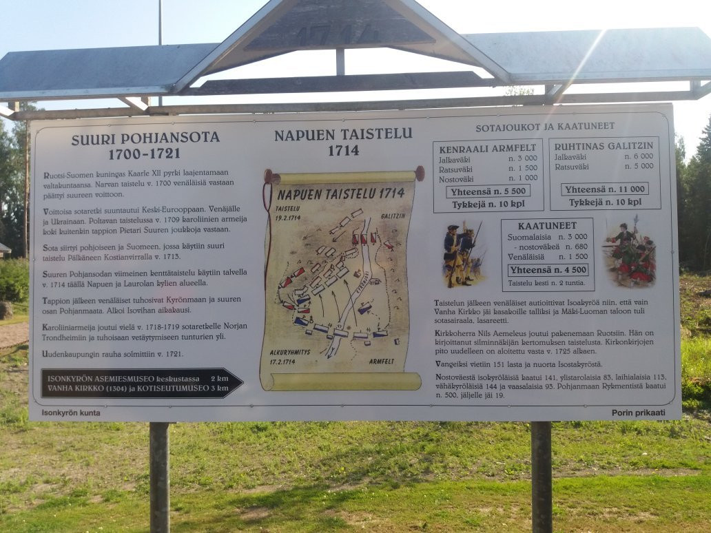 Napue Battle Memorial 1714-Isokyro必去景点
