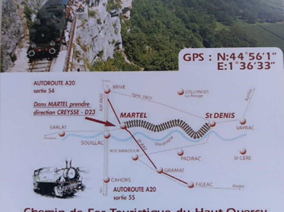 Chemin de Fer Touristique du Haut-Quercy-Martel必去景点