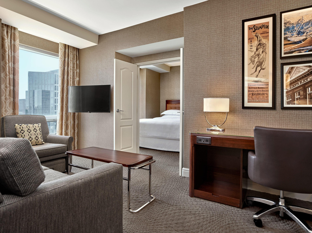 卡尔加里酒店住宿-Sheraton Suites Calgary Eau Claire