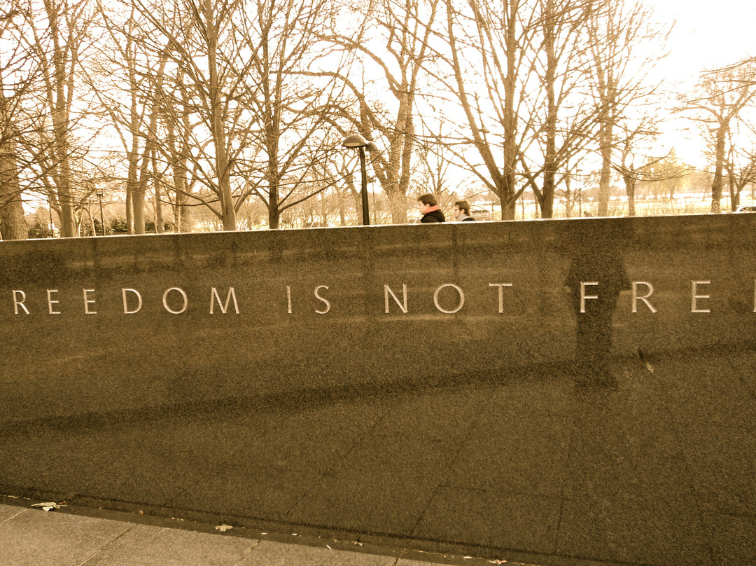 韩战军人纪念碑-华盛顿特区必去景点