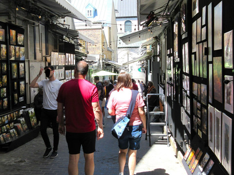 Rue du Tresor-魁北克市必去景点