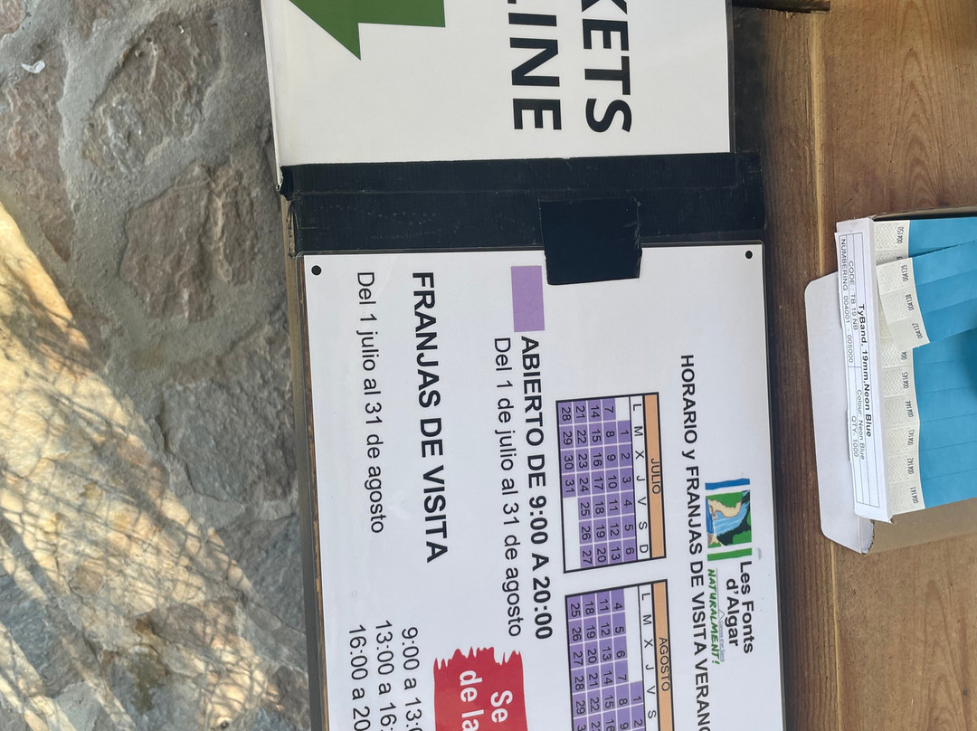 Fonts de l'Algar-Callosa d'En Sarria必去景点