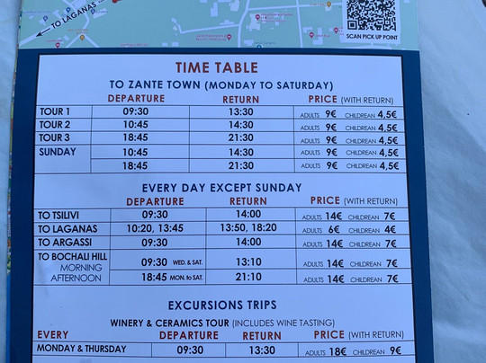 Laganas Fun Train-扎金索斯州必去景点