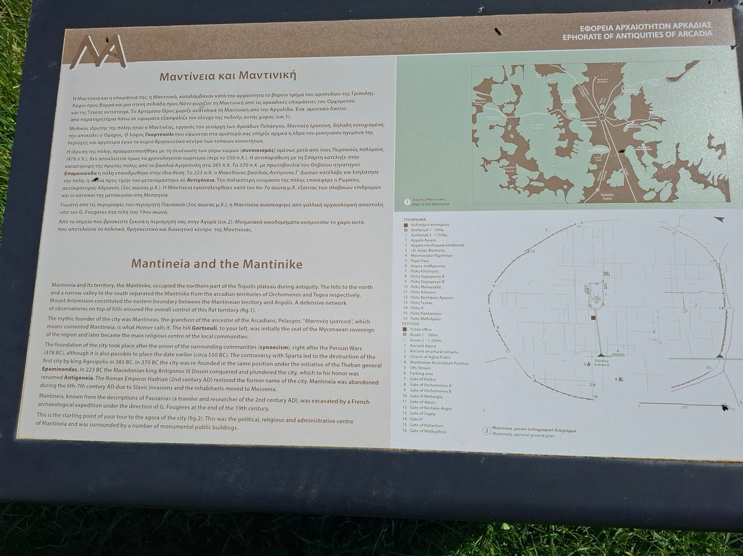 Ancient Mantineia-Mantineia必去景点