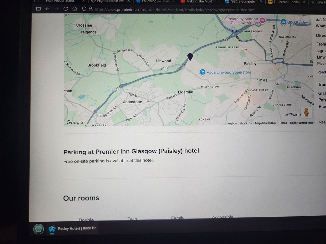Renfrewshire酒店住宿-Premier Inn Glasgow (Paisley) hotel