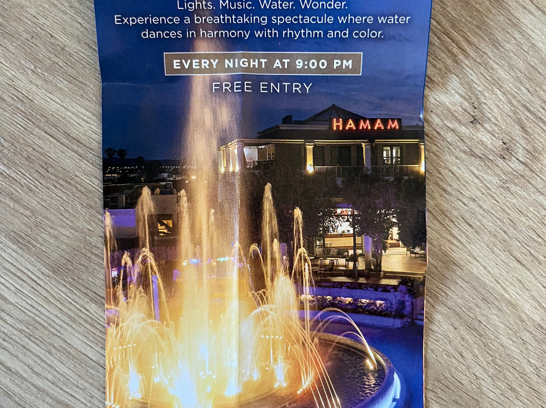 Fountain Show Tigaki-Tigaki必去景点