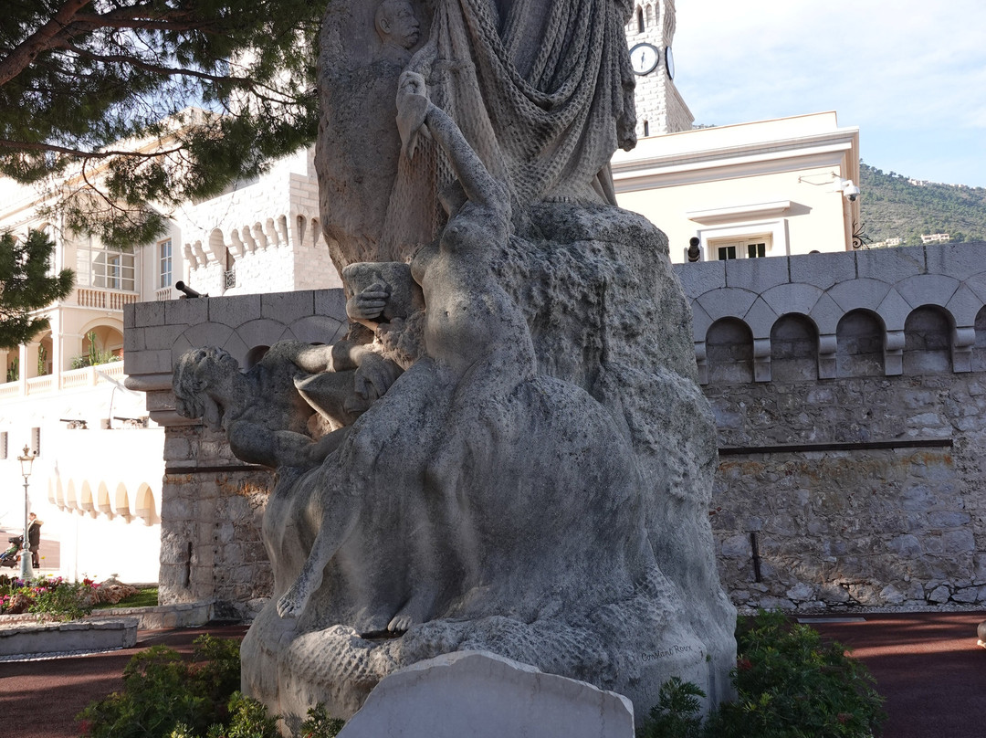Hommage des Colonies Etrangeres Statue-摩纳哥城必去景点
