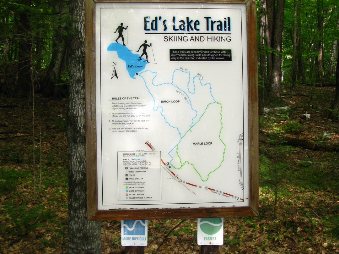 Ed's Lake National Recreation Trail景点图片