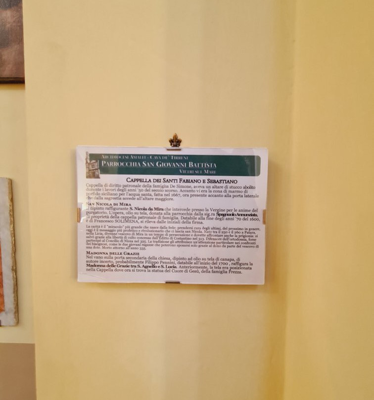 Chiesa di San Giovanni Battista-Roccapiemonte必去景点