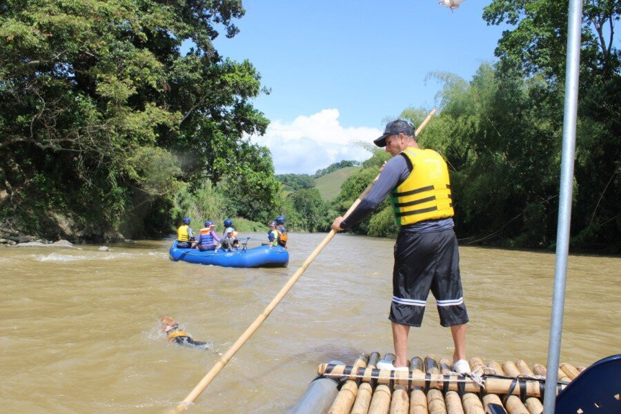 Balsaje Por El Rio La Vieja