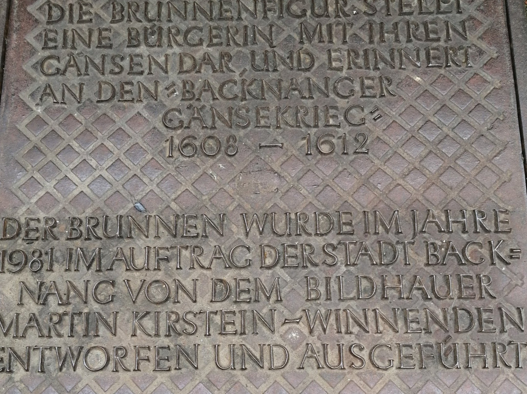Marktbrunnen - Stadt Backnang景点图片