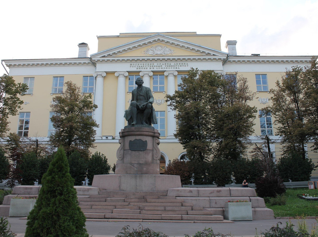 Lomonosov Statue-莫斯科必去景点