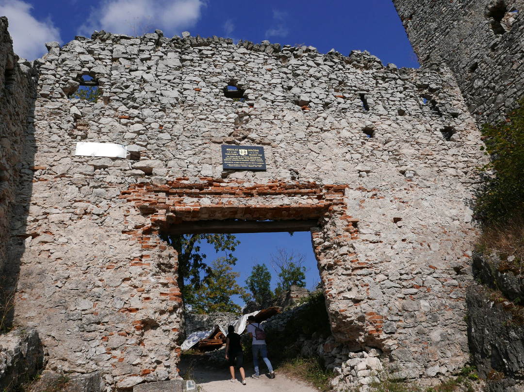 The ruins of the castle Tematin景点图片