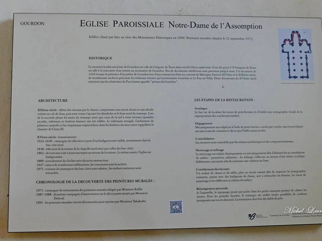 Église Notre-Dame-de-l'Assomption-Gourdon必去景点