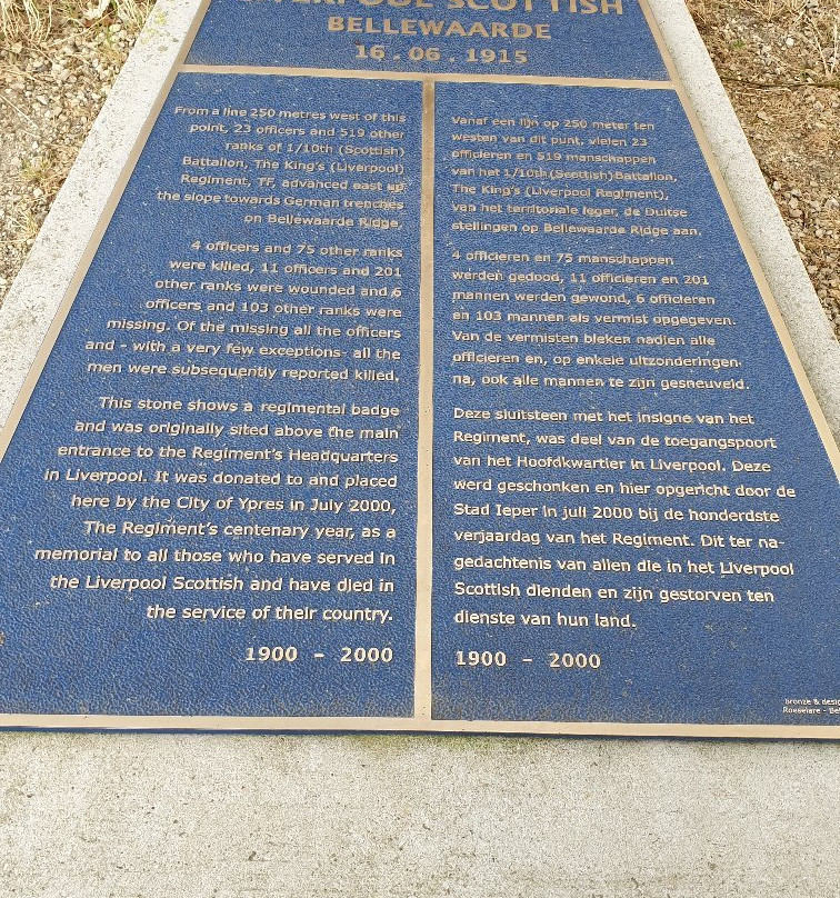 Liverpool Scottish Memorial-伊普尔必去景点
