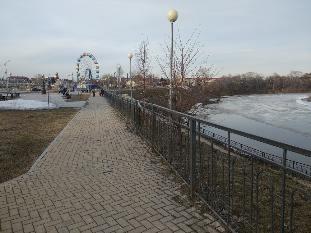 Embankment of Ishim City景点图片