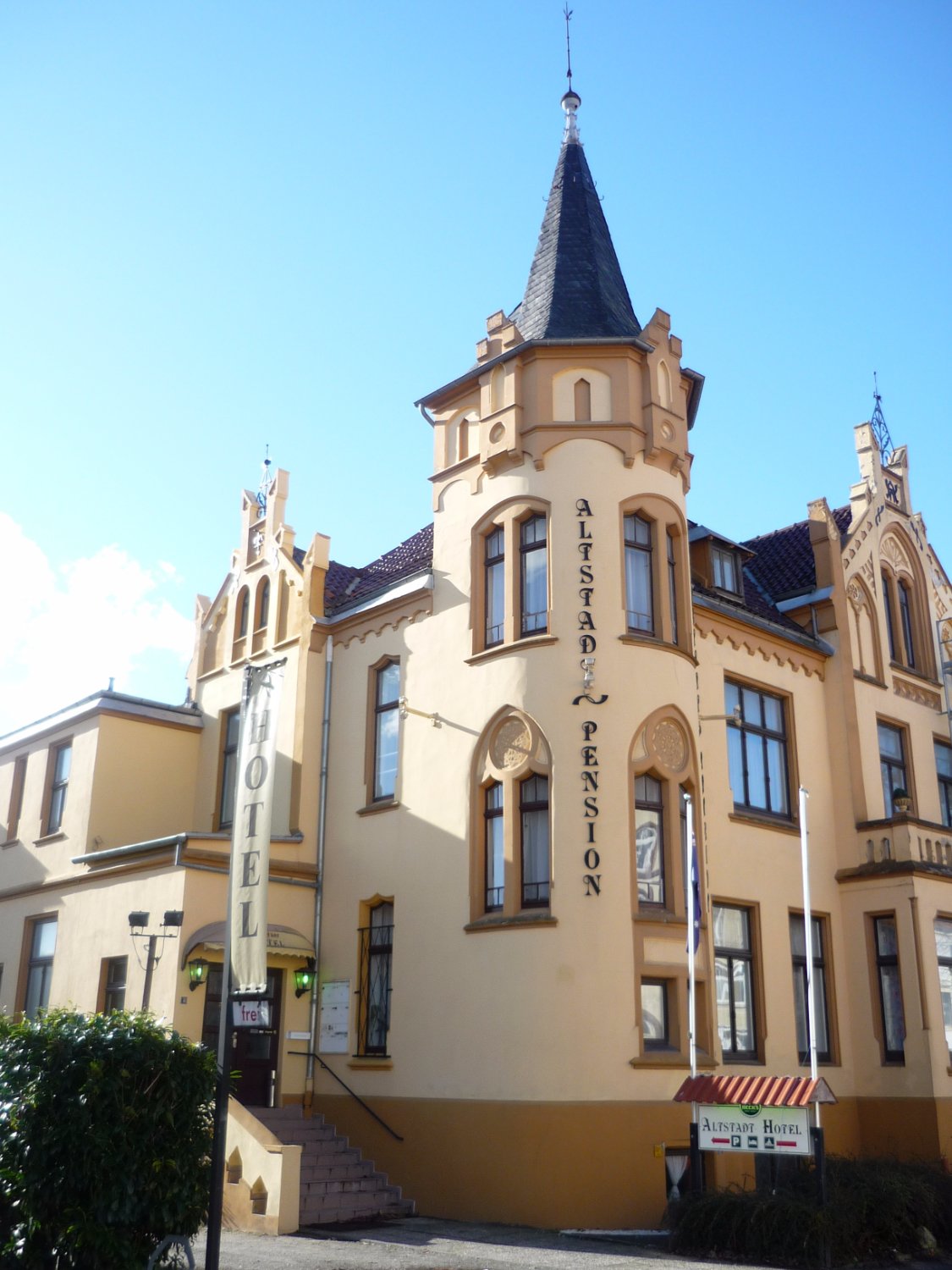 Altstadt-Pension Wismar-浴室