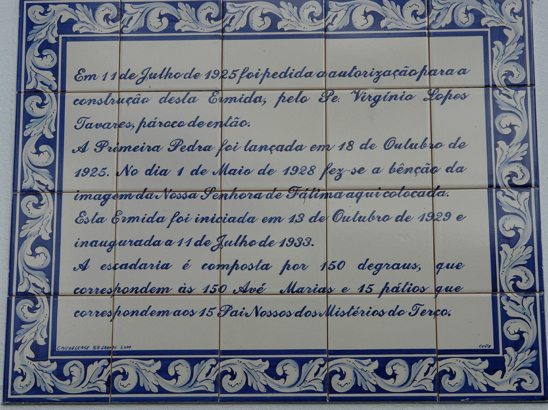 Ermida de Nossa Senhora de Fátima-Santa Maria必去景点