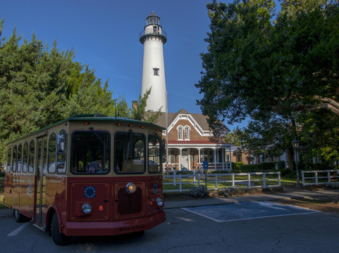 Saint Simons Colonial Island Trolley Tours-圣西蒙斯岛必去景点