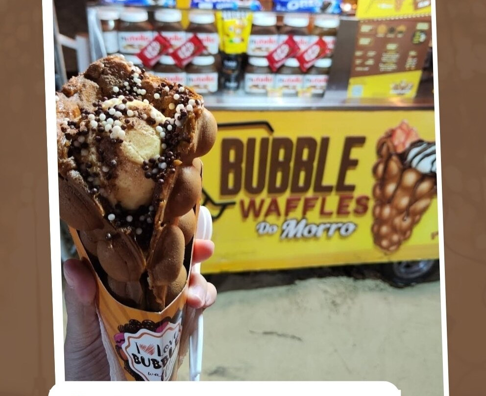 Bubble waffles do morro