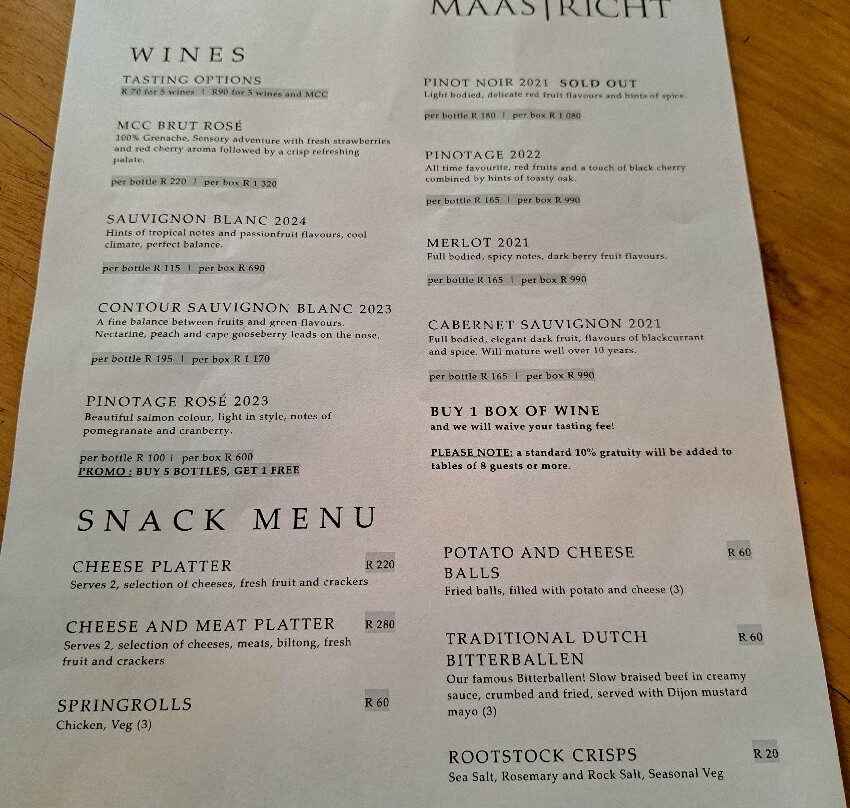 Maastricht Wines-德班丘必去景点