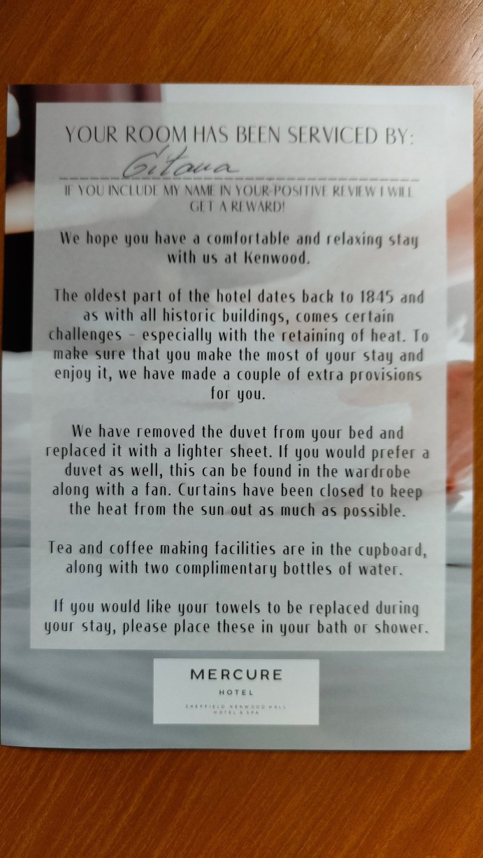 谢菲尔德肯伍德大厅与 SPA 美居酒店-客卧