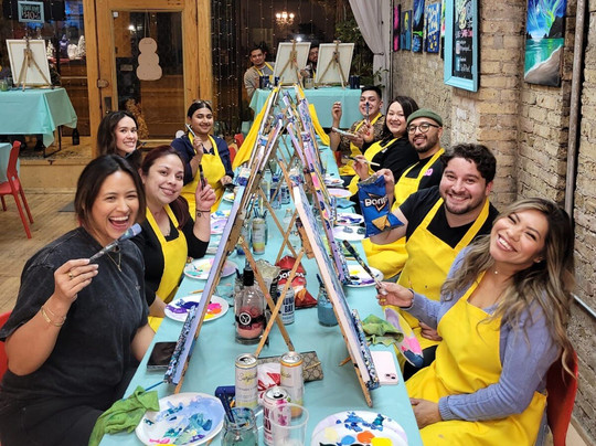 Chicago Sip & Paint-芝加哥必去景点