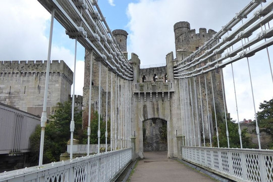 Conwy Suspension Bridge-Conwy必去景点