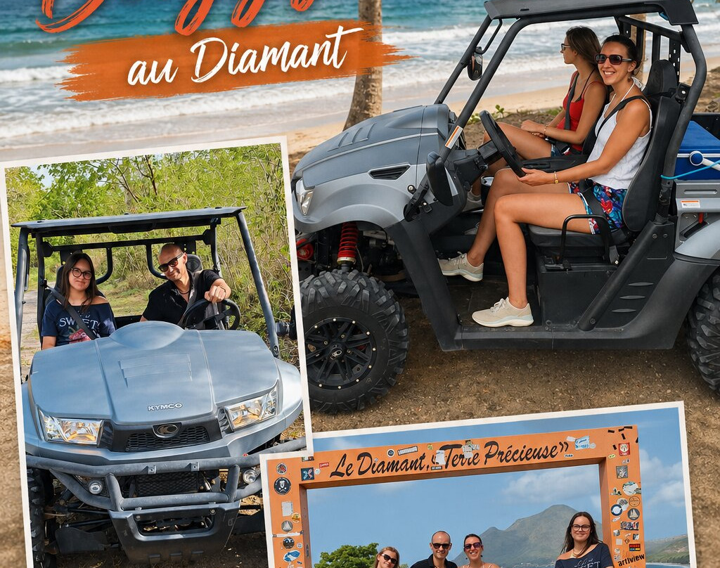 BUGGY Quad Martinique-Le Diamant必去景点