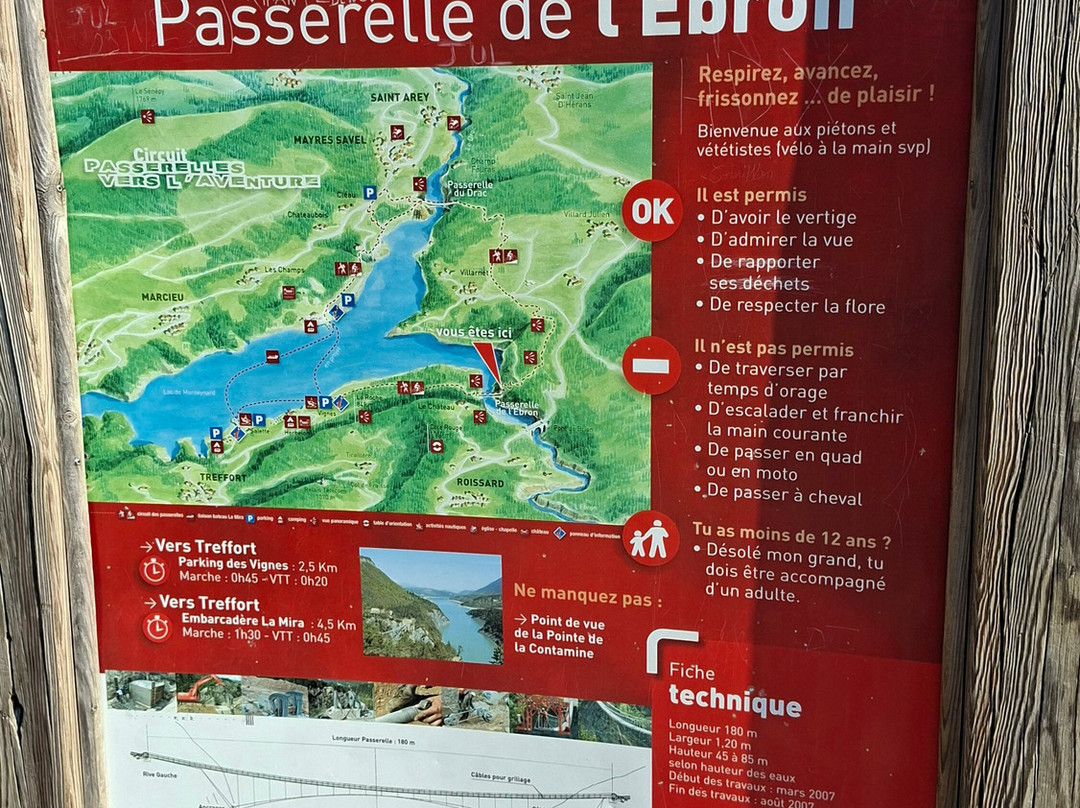 Passerelle Himalayenne du Drac-Mayres-Savel必去景点