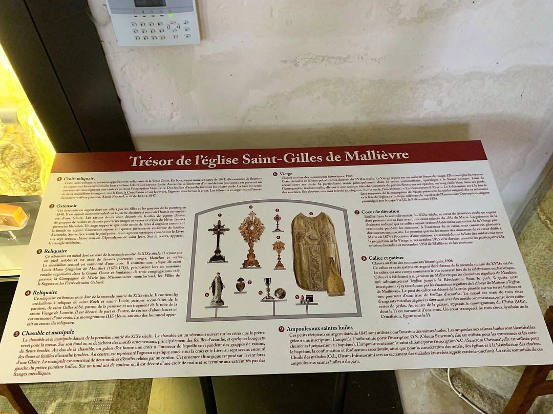 Église Saint-Gilles de Mallièvre景点图片