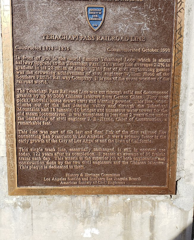 Tehachapi Loop-特哈查比必去景点