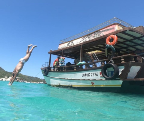 Passeio de Barco em Arraial do Cabo-阿拉伊阿尔港必去景点
