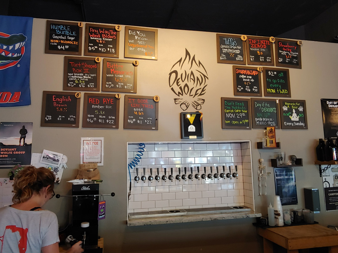 Deviant Wolfe Brewery-桑福德必去景点