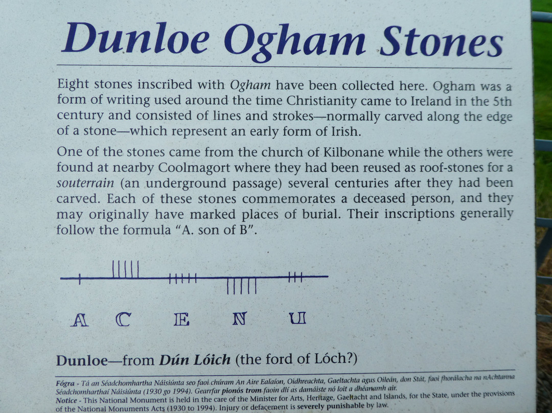 Ogham Stones-基拉尼必去景点