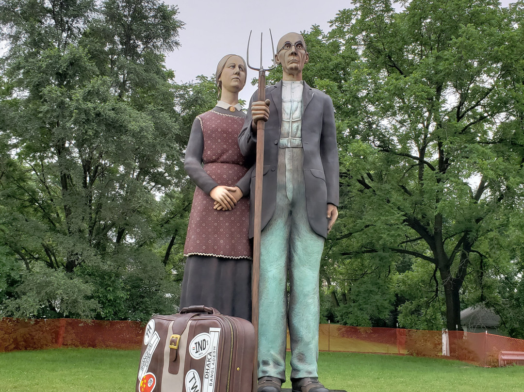 God Bless America Statue-Anamosa必去景点