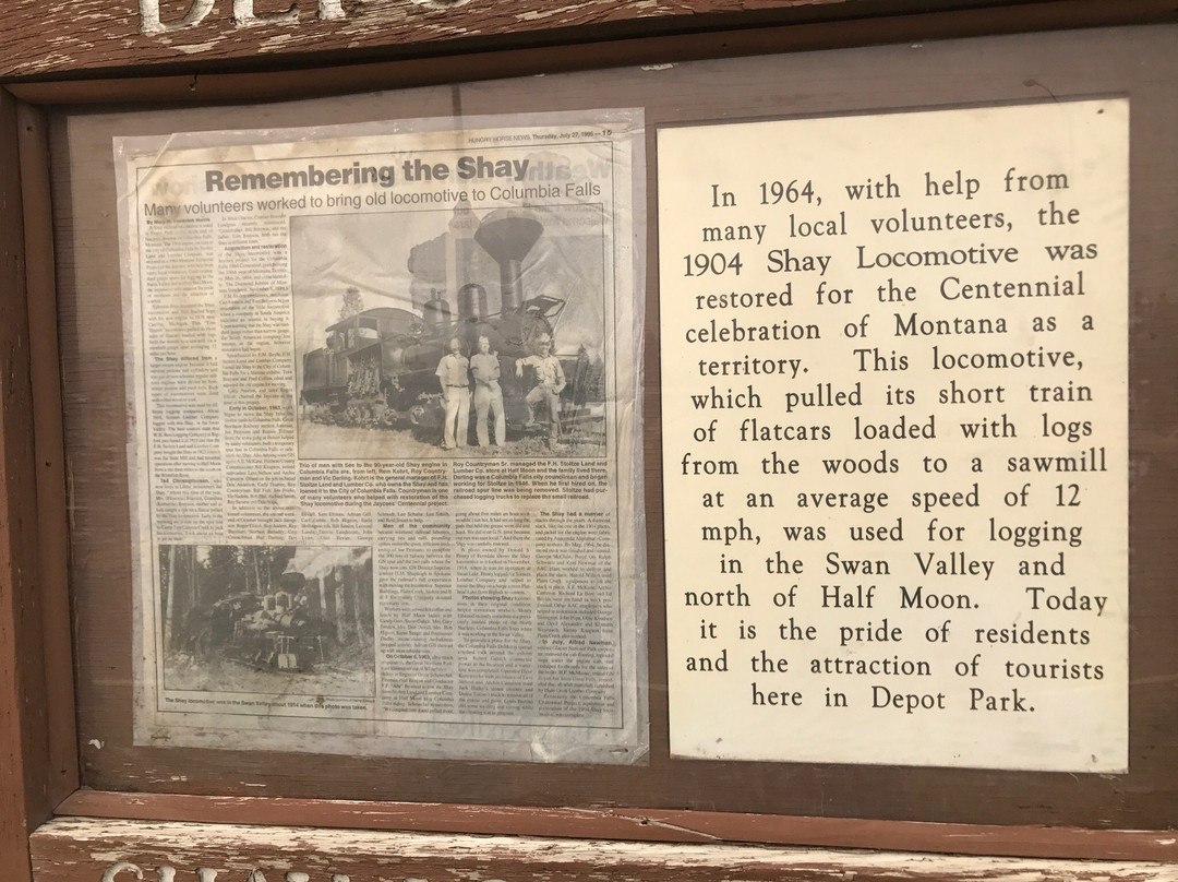 Depot Park-Columbia Falls必去景点