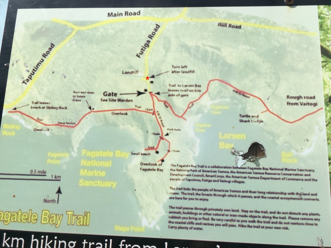 Fagatele Bay Trail景点图片