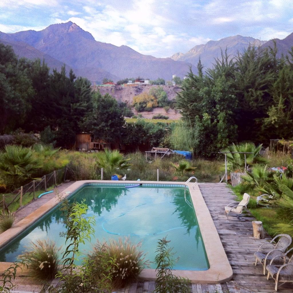 Hostal Luz del Valle-泳池